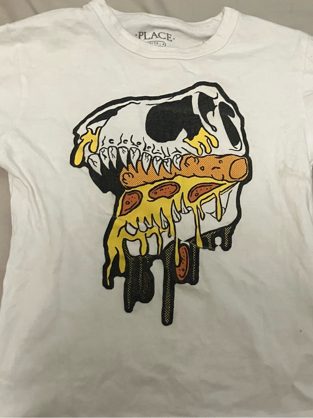 Children’s Place White Graphic Tee XS!Accepting Offers/Bundle Deals!